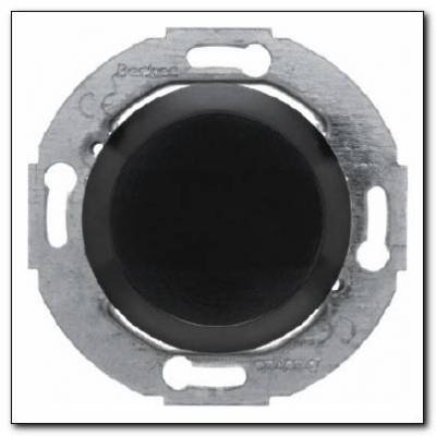 Zaślepka z elementem centralnym; czarny; 1930/Glas/Palazzo Numer katalogowy: 100921