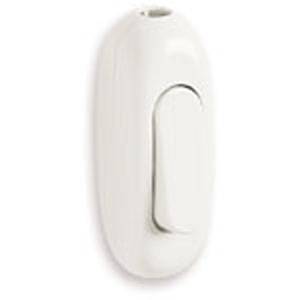 Łącznik montowany na przewód, 16A, 1P, biały