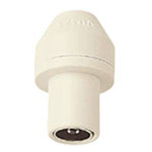 TV ø9,5 axial outlet ivory