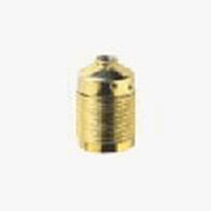 E27M10x1brass lamphld thread.earth term.