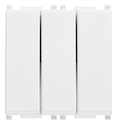 3 łączniki proste 1P 20AX, rozmiar 2M, biały