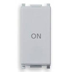 Przycisk 1P, NO+NC, 10A, symbol - ON, 1M, srebrny