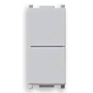 2 niezależne przyciski 1P, NO+NO, 10A, 1M, srebrny