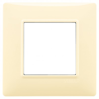 Ramka ozdobna, technopolimer, 2M, kremowy