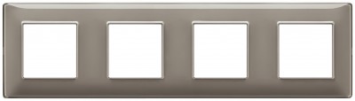 Ramka ozdobna 8M (2+2+2+2) 71mm Reflex ash