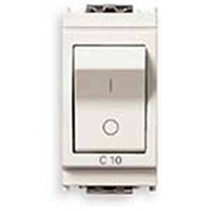Wyłącznik nadprądowy 1P+N, 120-230V, C10, 1M, biały