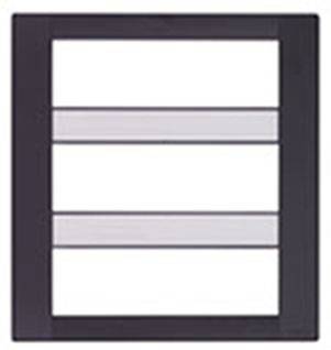 Ramka ozdobna, Classic, technopolimer, 21M czarny