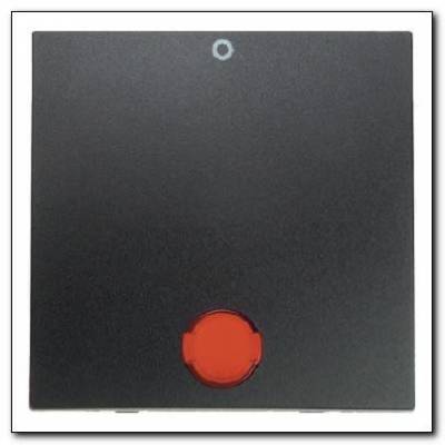 Klawisz z czerwoną soczewką z nadrukiem 