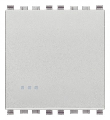 Łącznik jednobiegunowy, 1P, 16AX, 2M, srebrny