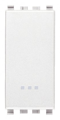 Przycisk 1P, NO, 10A, 1M, biały