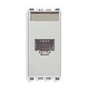 Gniazdo komputerowe, RJ45, kat.5e, Netsafe UTP, 1M, srebrny