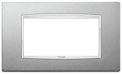 Ramka ozdobna, Classic 4M Bright matowy srebrny