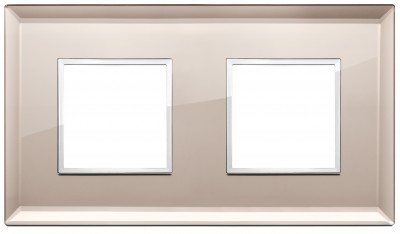 Ramka ozdobna 4M (2+2) 71mm bronze mirror