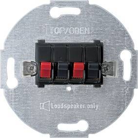 WKŁAD PRZYŁĄCZA GŁOŚNIKA, ANTRACYT, Kod produktu: ME-MTN467014