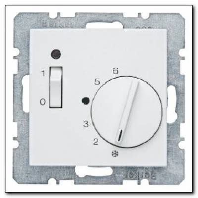 Regulator temperatury pomieszczenia 24V z zestykiem zwiernym, elementem centralnym i łącznikiem; śnieżnobiały; B.Kwadrat Numer katalogowy: 20318989