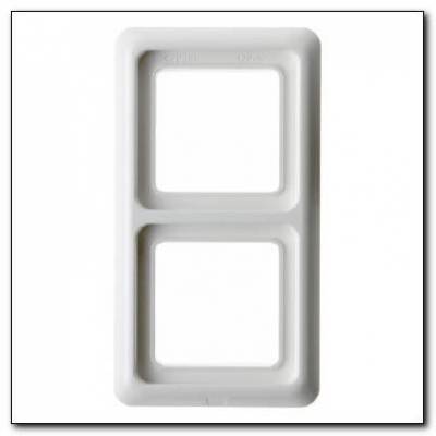 Ramka 2-krotna z uszczelką; śnieżnobiały; P/t bryzgoszczelne IP44 Numer katalogowy: 53132909