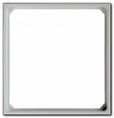 Pierścień oddzielający do płytki centralnej i elementu centralnego 50 x 50 mm; śnieżnobiały, połysk; S.1/B.3/B.7 Glas Numer katalogowy: 11099089
