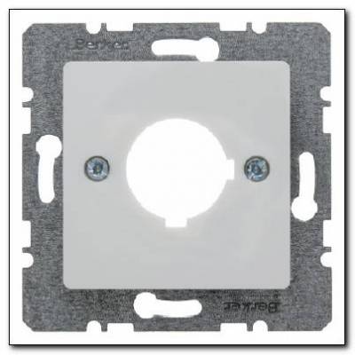 Płytka centralna do aparatu zgłoszeniowego Ø 22,5 mm; śnieżnobiały; System płytek centralnych Numer katalogowy: 143209