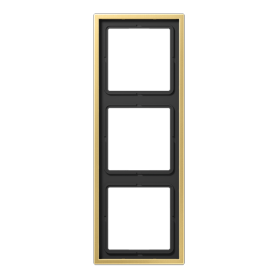 Ramka 3-krotna, mosiądz klasyczny