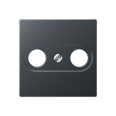 Płytka centralna RTV, antracyt matowy