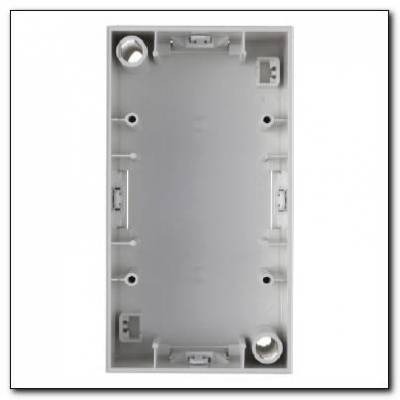 Puszka natynkowa 2-krotna; śnieżnobiały, połysk; S.1 Numer katalogowy: 10428989