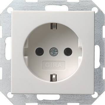 Gniazdo SCHUKO System 55 biały matowy