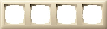 Ramka poczwórna Standard 55 kremowy