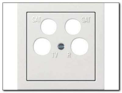 Osłona poczw. fuba ECG Astro Gira F100 biały