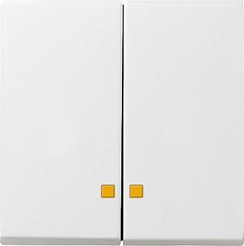 Klaw. wył. świeczn. okienko kontr. System 55 biały