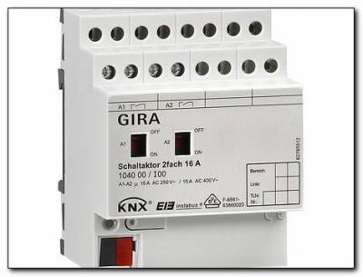 Wyrobnik załącz. podw. 16 A KNX/EIB mod.