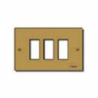 Plate 3M alum. screwfix bronze