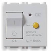 Wyłącznik różnocowo-prądowy 1P+N, 10mA, C10, 2M, srebrny