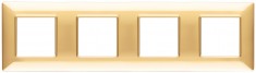 Ramka ozdobna 8M (2+2+2+2) 71mm polished gold