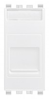 Gniazdo komputerowe, RJ45, kat.6, UTP, 1M, biały