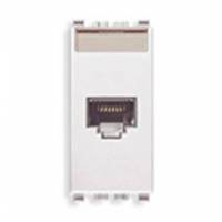 Gniazdo komputerowe, RJ45, kat.5e, Netsafe UTP110, 1M, biały