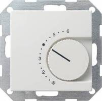 Reg. temp. 230V styk rozwierny System 55 biały matowy
